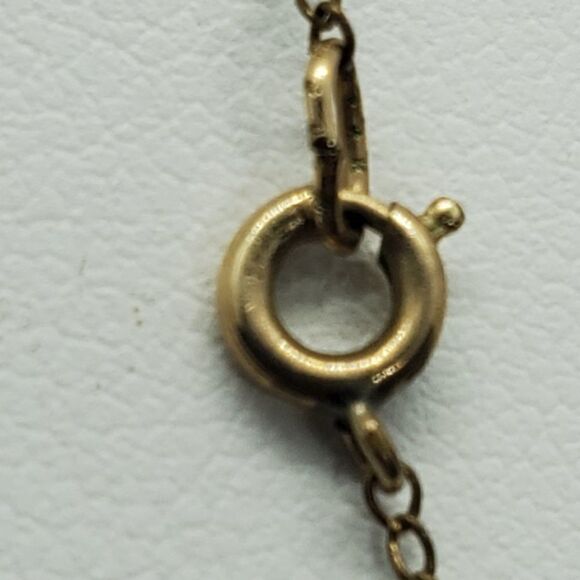 Vintage 12 Karat Gold Plated Heart Necklace - Picture 6 of 6